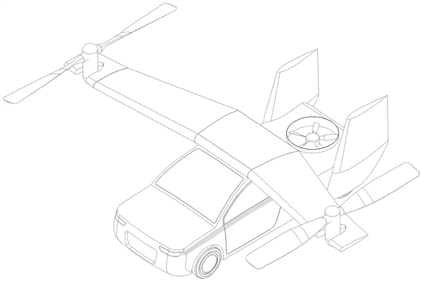 小鹏上天了！新款飞行汽车专利曝光：双螺旋桨、可折叠