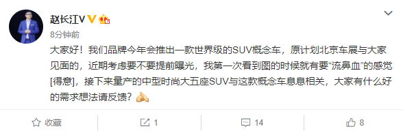 比亚迪腾势赵长江：今年将推出一款“世界级”SUV概念车