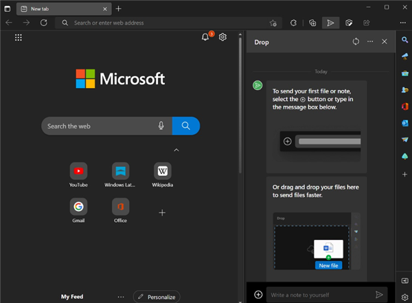 Edge成新一代传文件“神器”：新功能几乎可传所有内容
