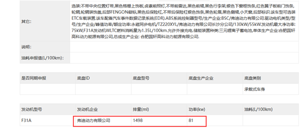 比亞迪DM-i再外放 東風小康全新SUV申報：油耗低至1.35升