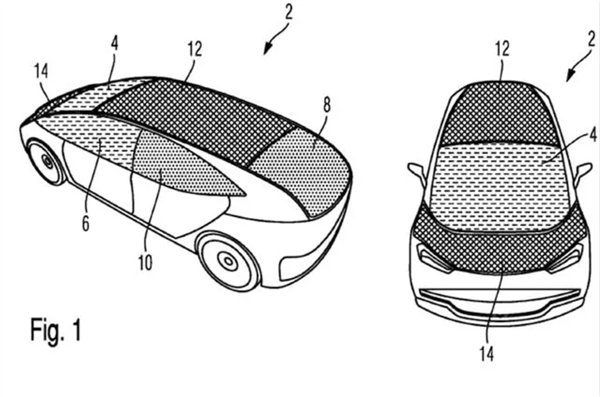 只玩氢气还不够 宝马新专利曝光：超薄太阳能电池板