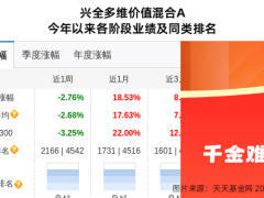 天准科技股价大跌6.38%，兴证全球基金2只产品持仓受影响？