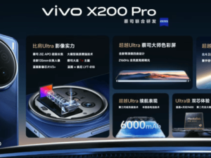 vivo X200 Pro系列发布！4699元起，2亿潜望长焦亮眼