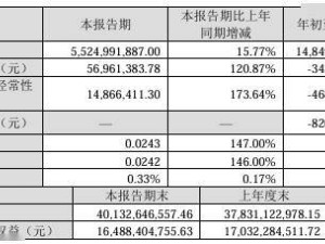 科大讯飞2024年Q3营收55.25亿，同比增长15.77%，表现如何？