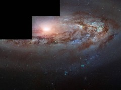 螺旋星系Messier90新图发布，距地5800万光年美轮美奂