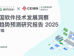 2025中国软件技术：发展趋势与洞察先行版解读