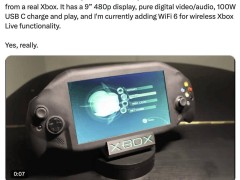 微软初代Xbox主板变身游戏掌机，爱好者这波操作亮了！