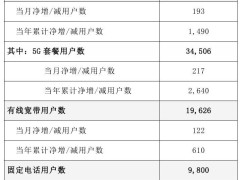 中國電信5G套餐用戶突破3.45億，9月凈增217萬