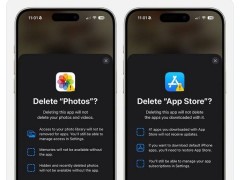 苹果iOS 18.2新变化：支持删除预装App Store等应用