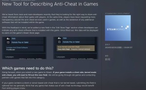 Steam颁布新政策：游戏需明确告知玩家是否使用内核级反作弊技术