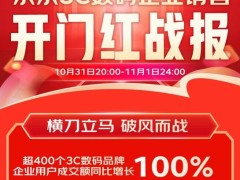 京东11.11大促3C数码销售飙升！超400品牌成交额翻倍，你贡献了多少？