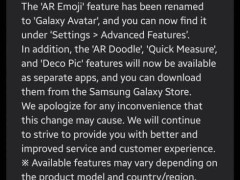 三星One UI 7迎来AR革新：AR Emoji华丽变身Galaxy Avatar