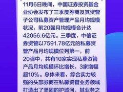 券商私募资管总规模已达5.69万亿元