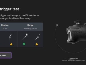 微軟Xbox Accessories應用大更新：新增手柄扳機鍵校準功能，提升玩家自定義體驗