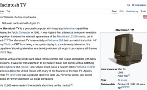 苹果再度考虑进军电视市场？回顾1993年Macintosh TV的辉煌与失败