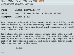 Linux Kernel 6.12重磅發(fā)布：強化實時性能，適配酷睿Ultra 200V等硬件