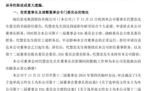 海信家电换帅！代慧忠退休，高玉玲接任董事长，前三季度业绩亮眼