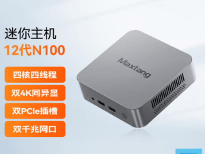 大唐MAX N100迷你主機上架：Intel N100處理器，雙千兆網口僅549元起