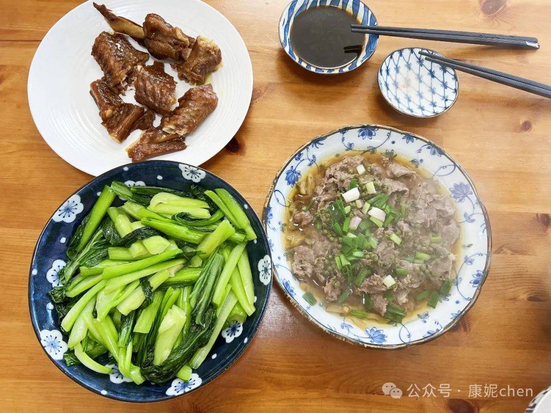 客家酿豆干与蒸牛肉