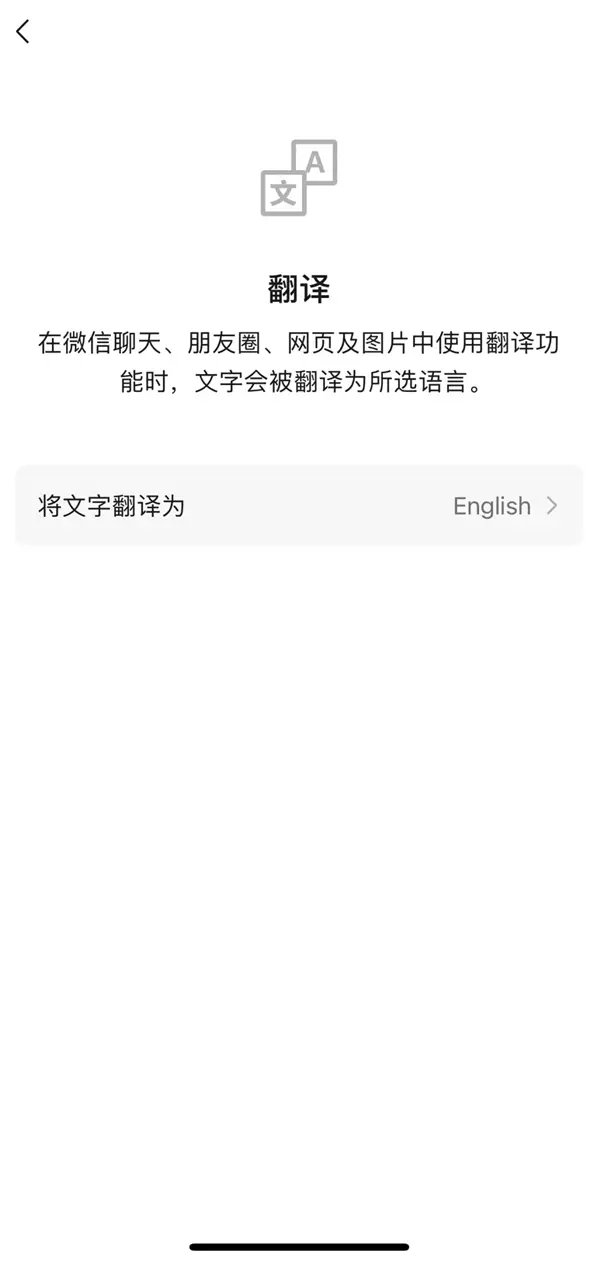 微信小程序翻译功能界面