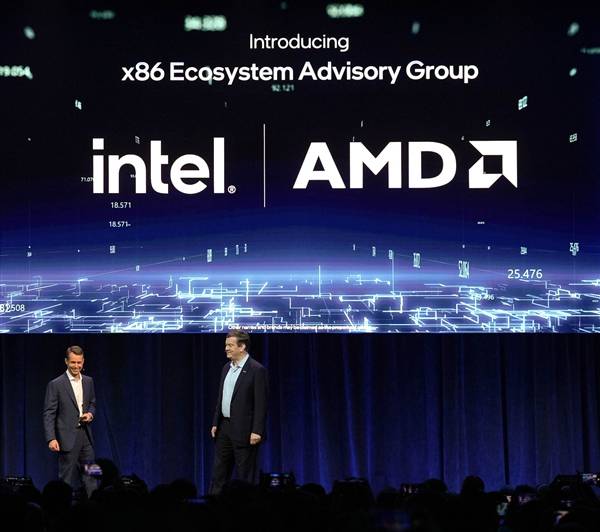 Intel CEO帕特·基辛格与AMD CEO苏姿丰同框