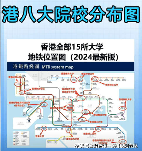 香港高校地图