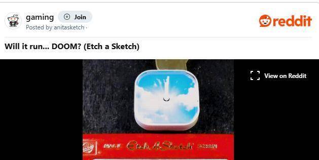 AnitASketch在Etch A Sketch上的创作