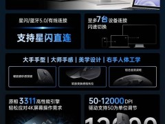 雷柏MT760NL星闪鼠标：智慧办公新选择，跨屏传输更高效