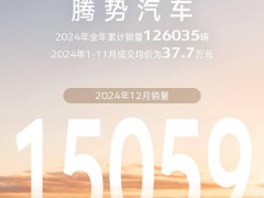 比亞迪騰勢2025目標翻倍，去年銷量已破12萬輛能否助其躍升？