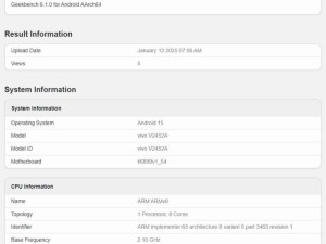 iQOO Z10 Turbo現身GeekBench：天璣8400+12GB內存，性能如何？