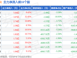 消费电子板块1月14日大涨6.2%，蓝思科技领航，资金流显示主力净流入近30亿