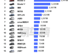 香港私家車銷量Top20出爐：特斯拉雙雄領跑，比亞迪海豹緊追其后