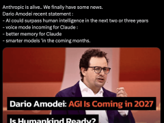 Anthropic CEO预言：2027年前AI将超人类，Claude模型将有哪些大更新？