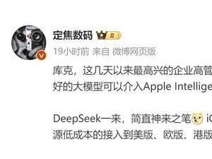 蘋果iPhone 17系列將搭載DeepSeek，庫克難題迎刃而解？