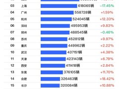 2024年城市汽車銷量Top40出爐，成都奪冠超越北上廣！