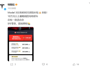 特斯拉新春大促：Model 3全系享史上最大優(yōu)惠，首付月供超劃算！