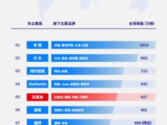 比亞迪2024年車企銷量躍居全球第五，海外布局加速！