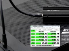 銀昕新推USB4移動硬盤盒MS12-40G，內置風扇散熱，兼容2280/2242 NVMe SSD