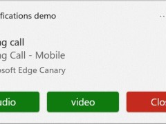 微軟新動作：Notifications API將支持網頁應用來電通知功能？
