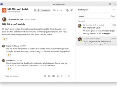 微軟Teams將推“頻道帖子搜索”功能，信息查找更高效！