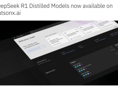 IBM watsonx.ai平台新上线：DeepSeek R1蒸馏模型赋能企业级AI开发