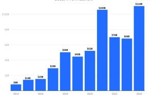 2024年AI领域投资热潮高涨，筹集资金突破1100亿美元大关！