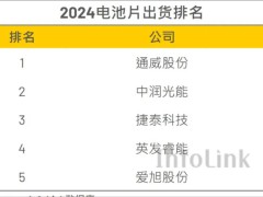 2024光伏电池片出货排名大变局：技术迭代、海外布局与业务调整成关键