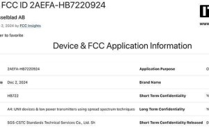 哈苏新机“HB722”现身FCC，或命名为X3D中画幅相机即将来袭？