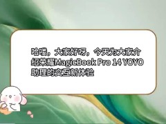 荣耀PC YOYO助理2.0新功能曝光，3月内旧款笔记本将迎来升级