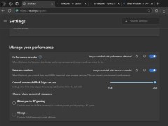 Edge瀏覽器新推“資源管控”，小內存電腦用戶有救了！