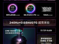 聯想拯救者Pro 34英寸240Hz OLED曲面屏顯示器首發，僅需4999元！