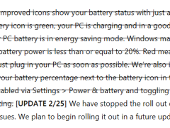 Windows 11電池狀態(tài)圖標(biāo)新設(shè)計(jì)，更新為何突然喊“暫停”？