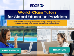 菲律宾辅导老师走向全球，EDGE Tutor获100万美元Pre A轮融资