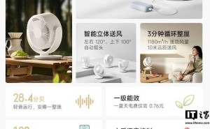 小米米家循环扇新品上市，100挡风速+智能控，仅售299元！